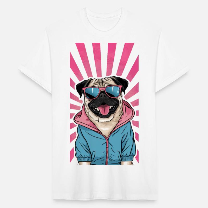Stylish Retro Pug