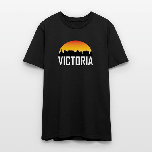 Sunset Skyline Silhouette of Victoria BC