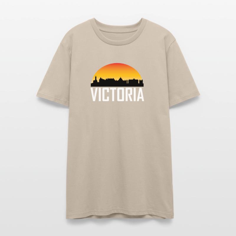 Sunset Skyline Silhouette of Victoria BC