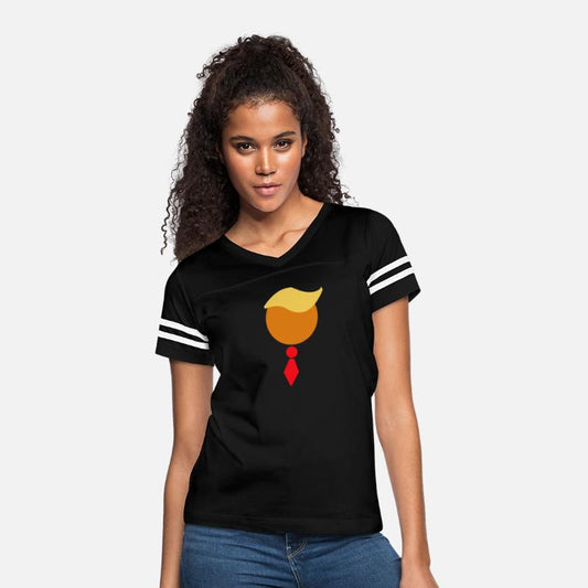 Support Donald J. Trump. Trump Hair-Red Tie Logo