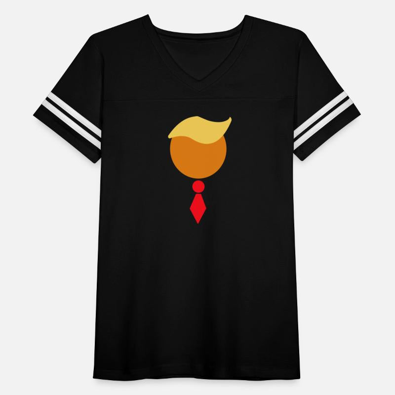 Support Donald J. Trump. Trump Hair-Red Tie Logo