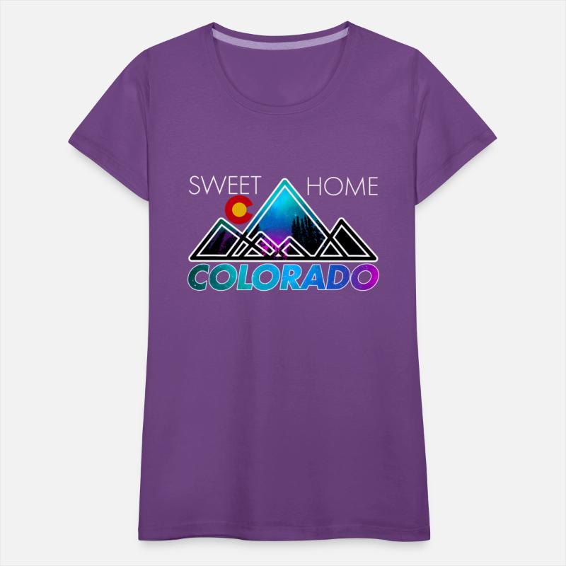 Sweet Home Colorado Mountains Flag Forest