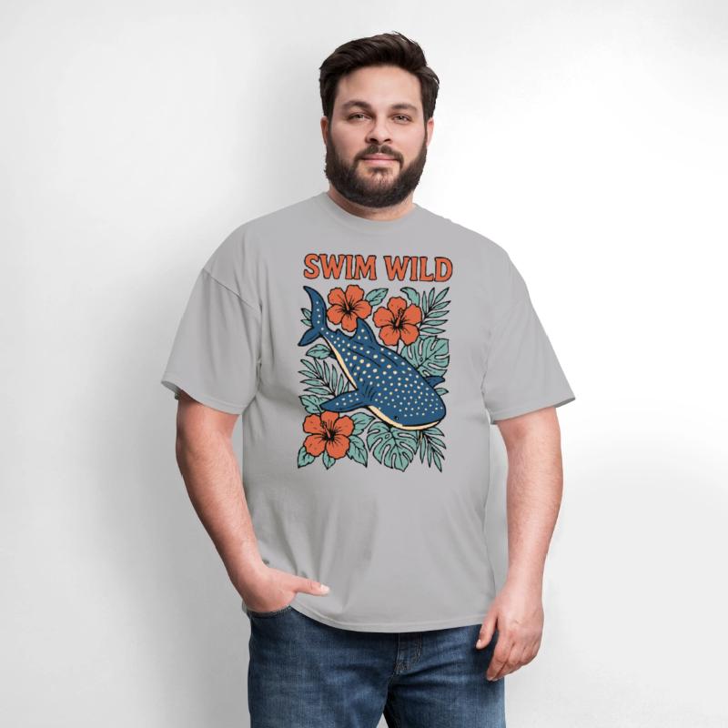 Swim Wild | Tropical Whale Shark Design
