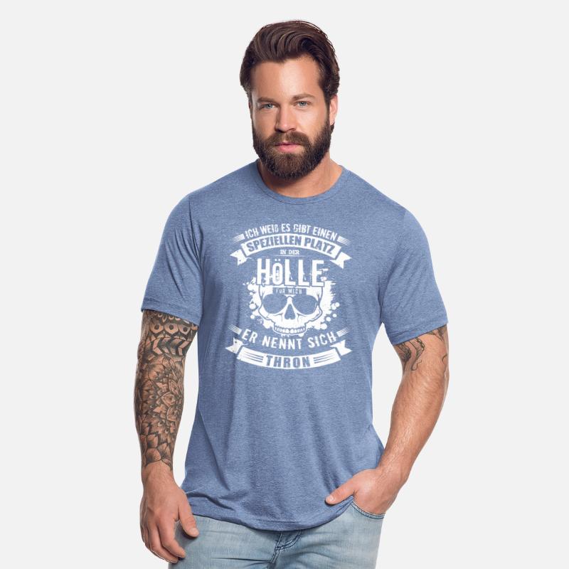 T-shirt for atheist rocker and metal throne thron