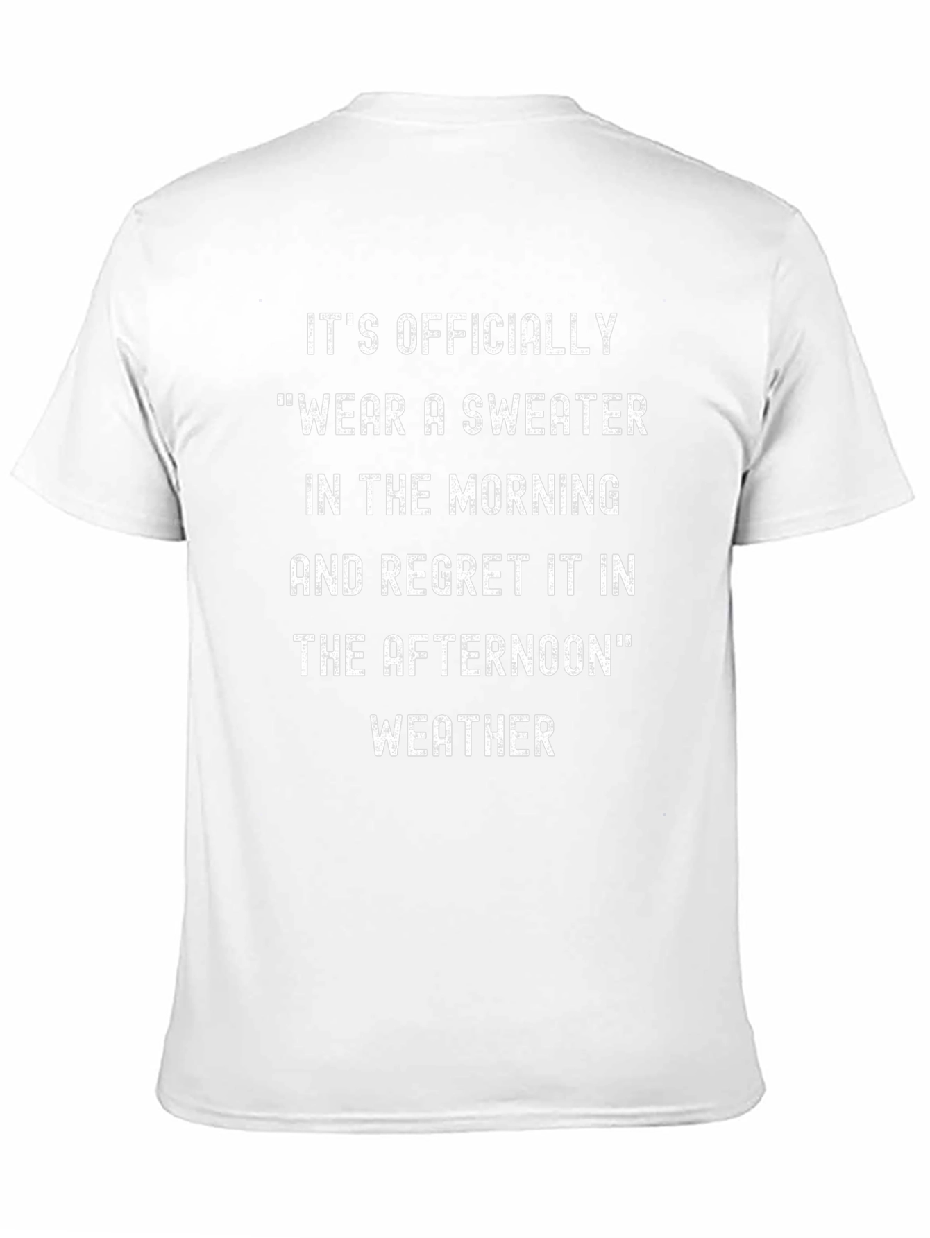 Funny Weather Graphic Tee Shirt