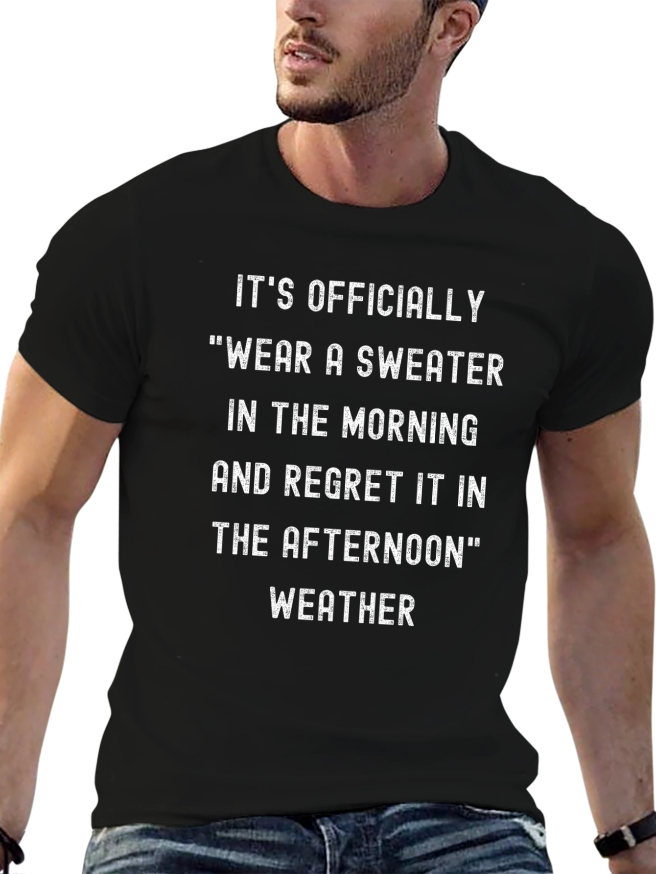 Funny Weather Graphic Tee Shirt