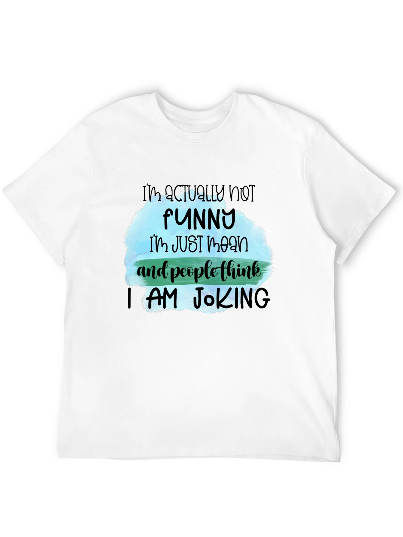 Funny Graphic Mens Black T-Shirt