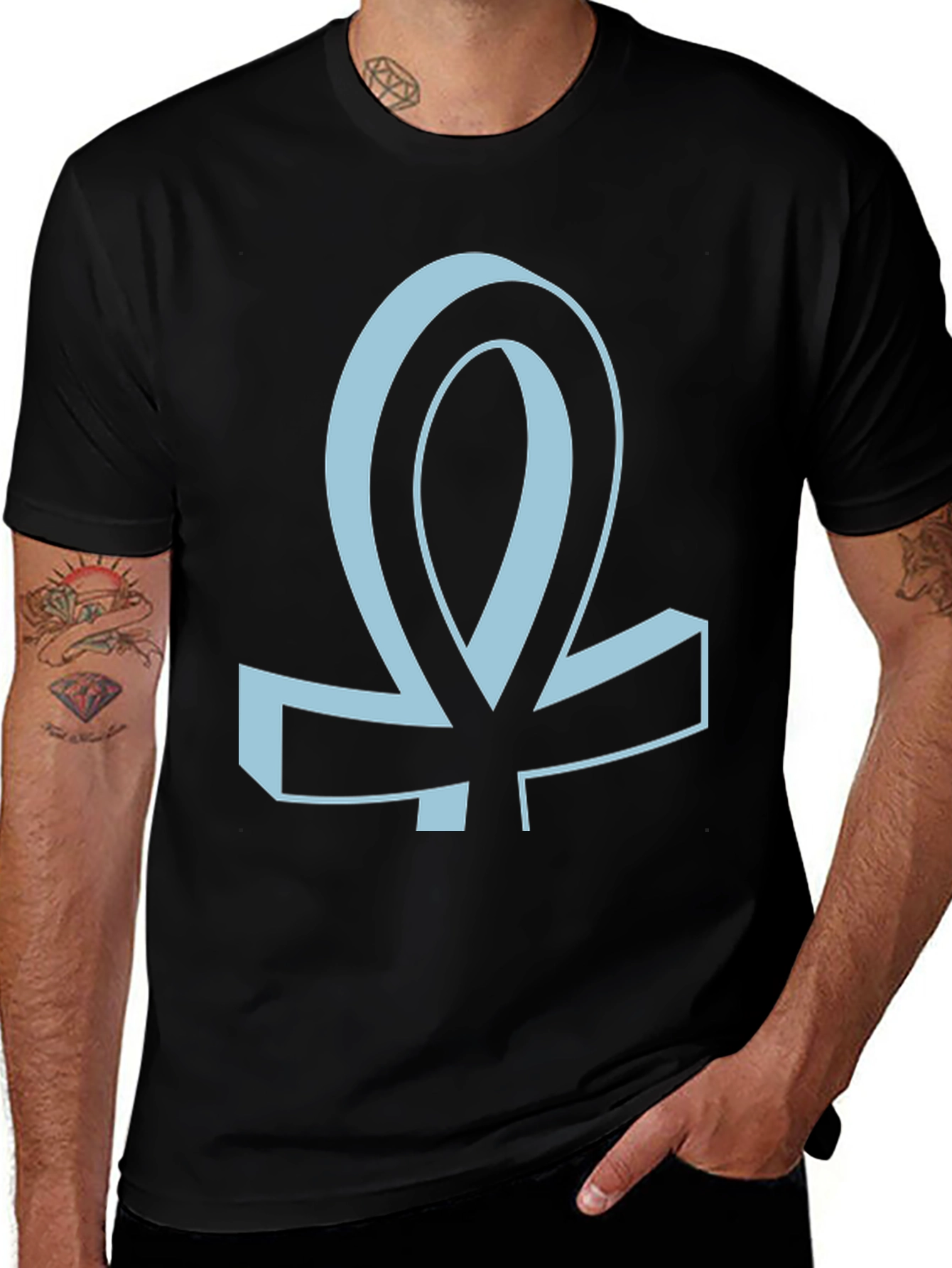Ankh Symbol Graphic T-Shirt