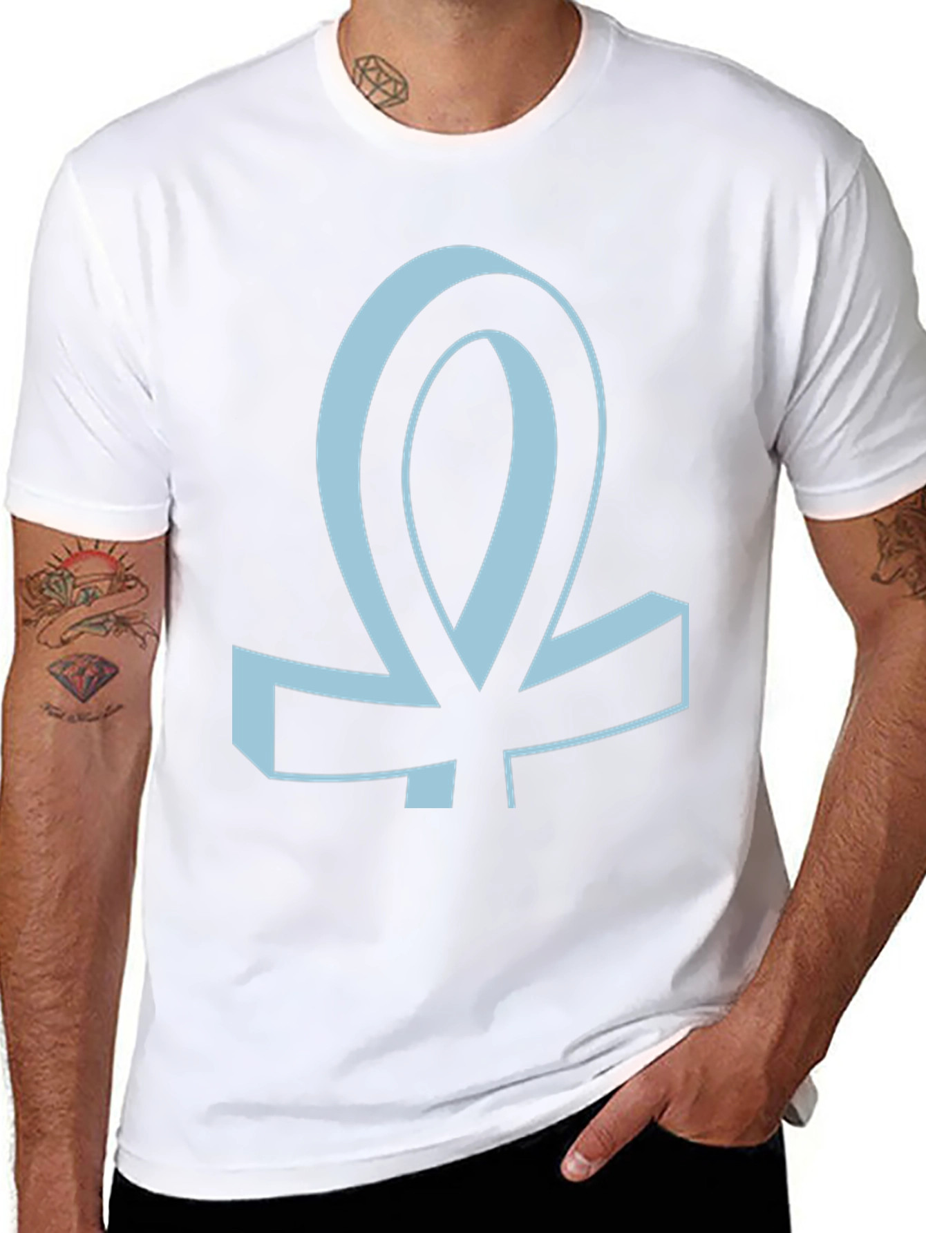 Ankh Symbol Graphic T-Shirt