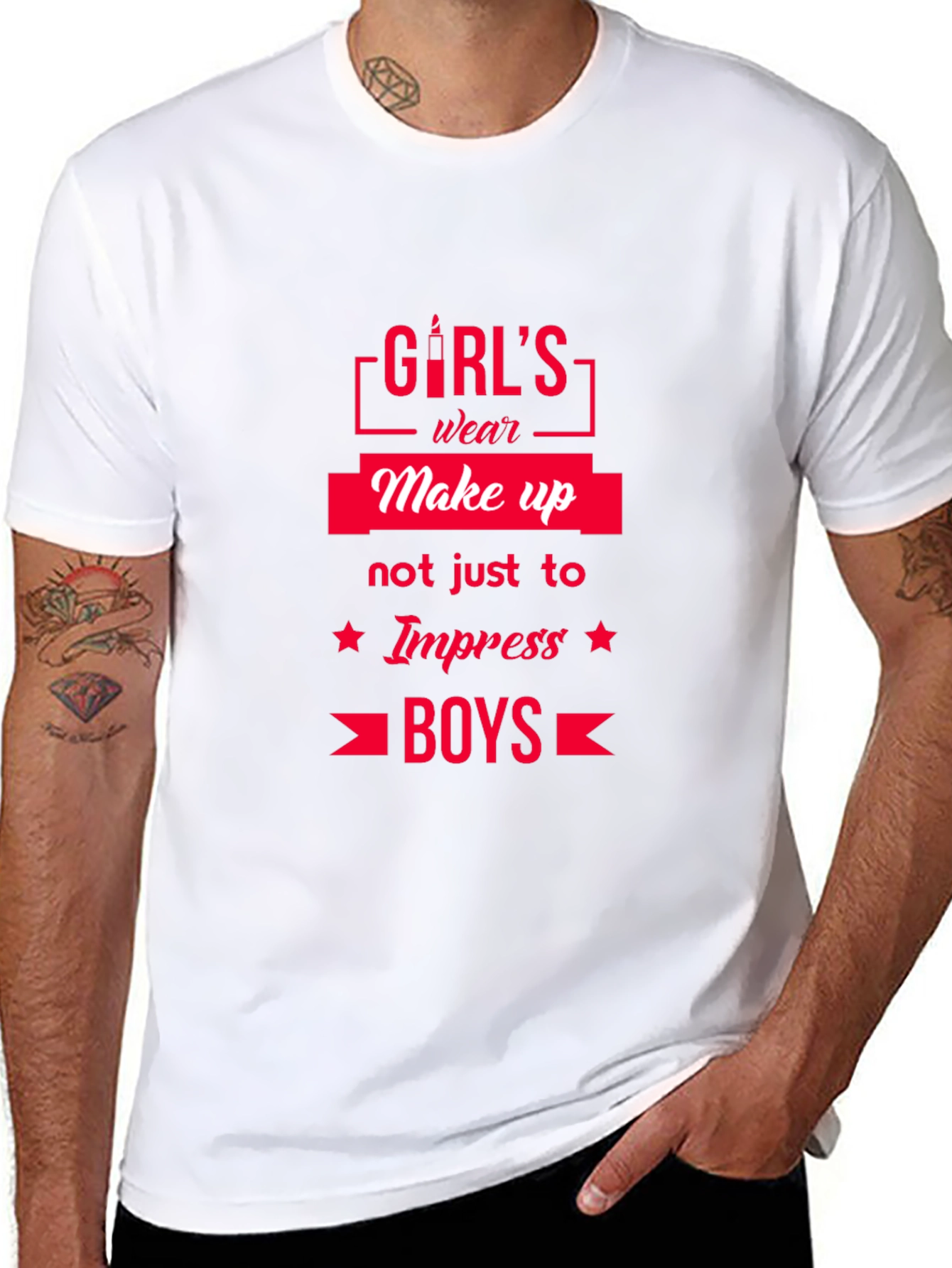 Girls Makeup T-Shirt - Empowering Fashion
