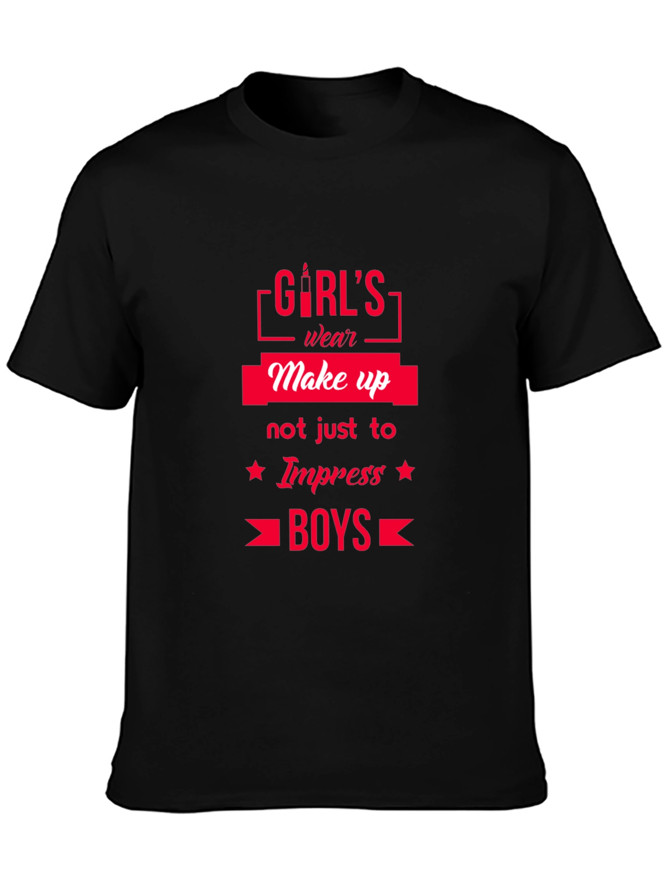 Girls Makeup T-Shirt - Empowering Fashion