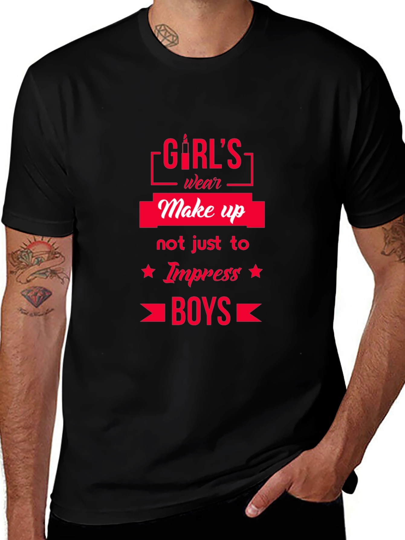 Girls Makeup T-Shirt - Empowering Fashion