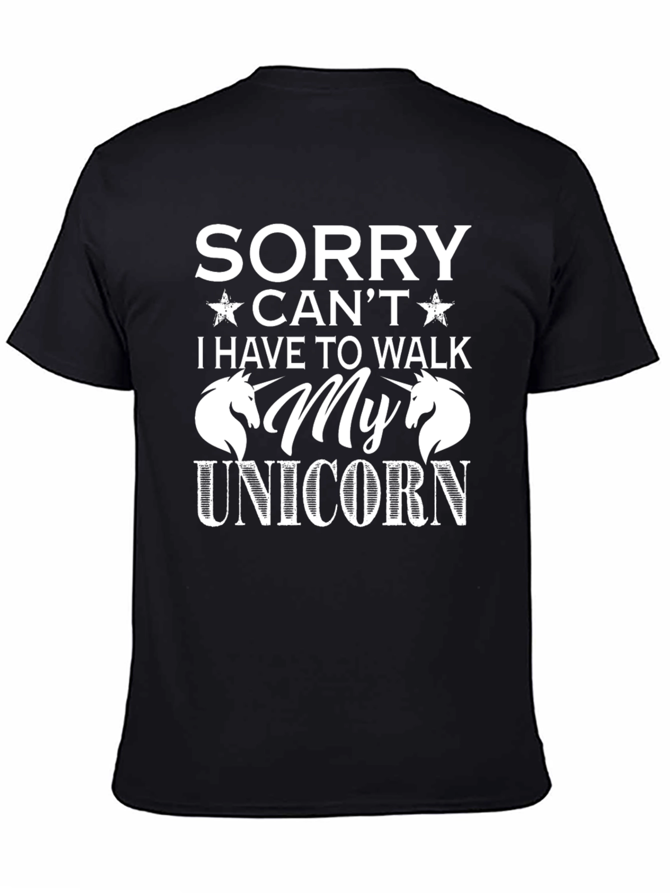 Funny Unicorn Walk T-Shirt