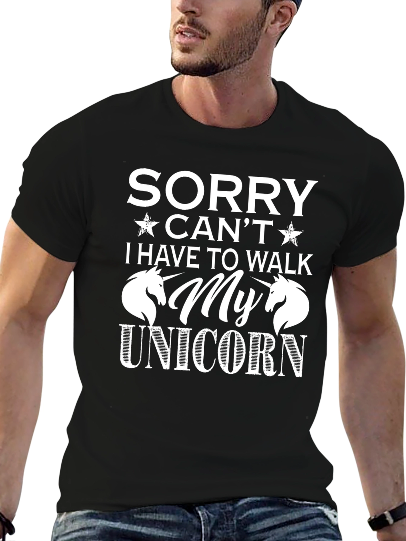 Funny Unicorn Walk T-Shirt