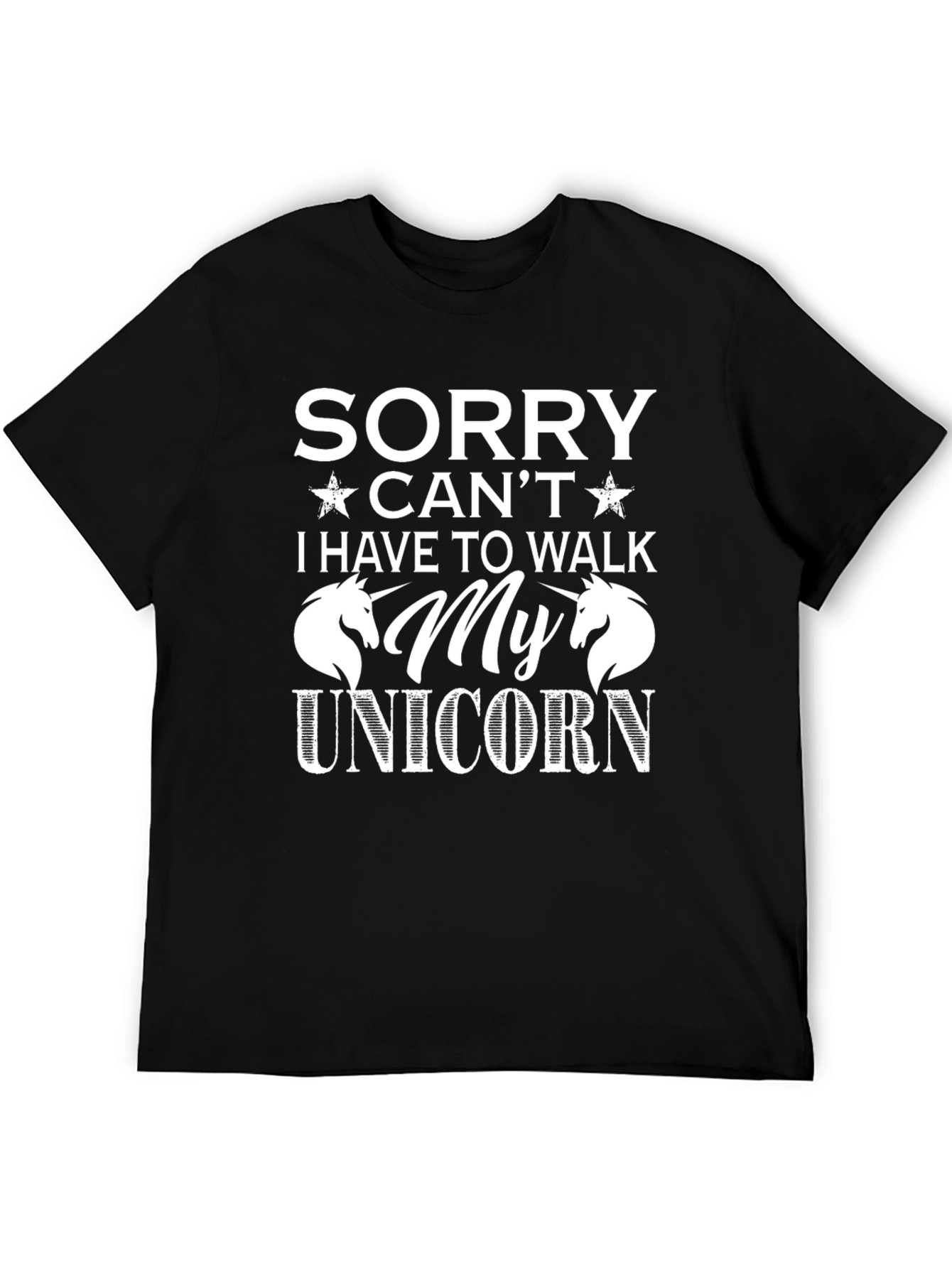 Funny Unicorn Walk T-Shirt