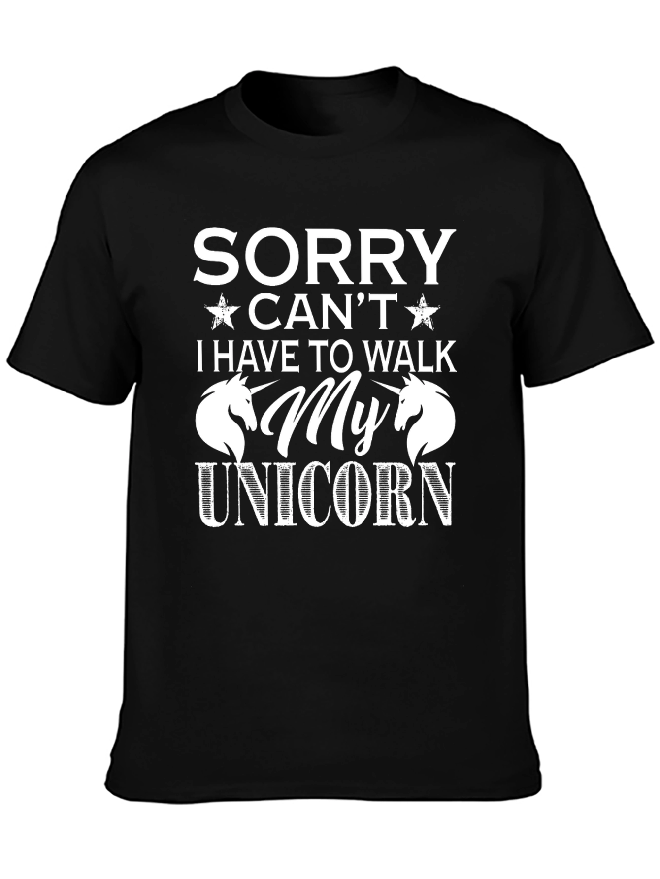 Funny Unicorn Walk T-Shirt