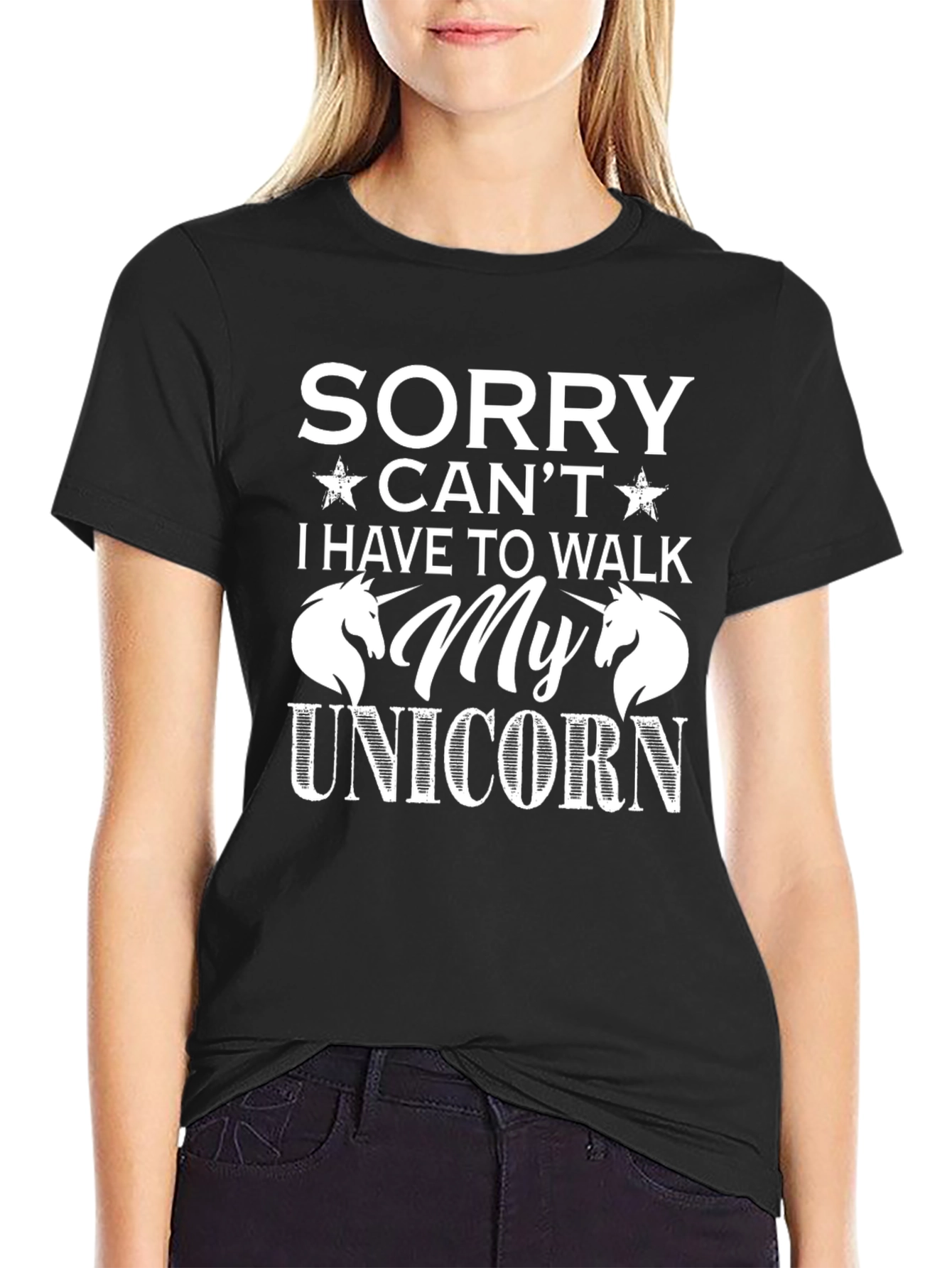 Funny Unicorn Walk T-Shirt