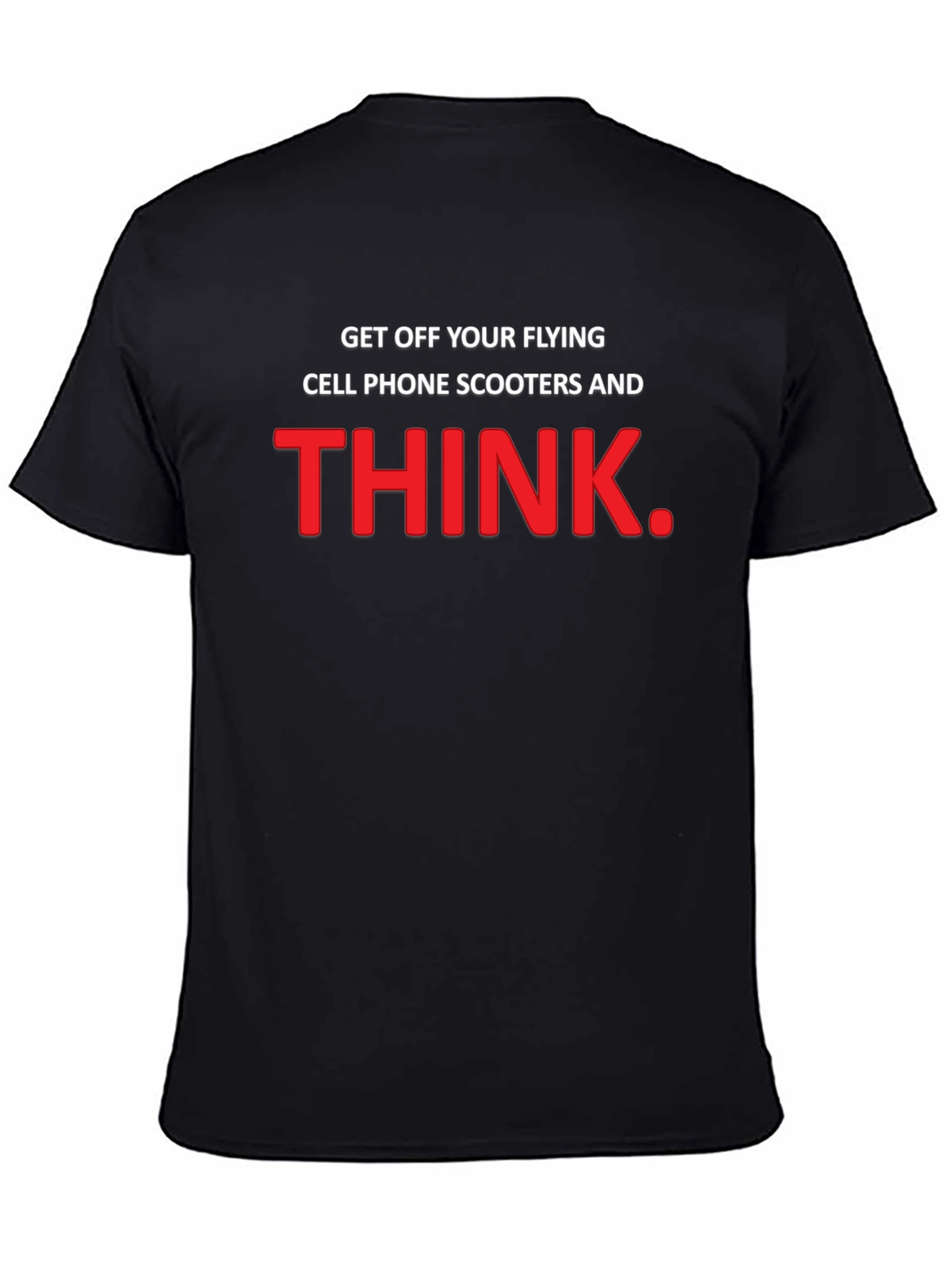 Get Off Your Flying Cell Phone Scooters T-Shirt