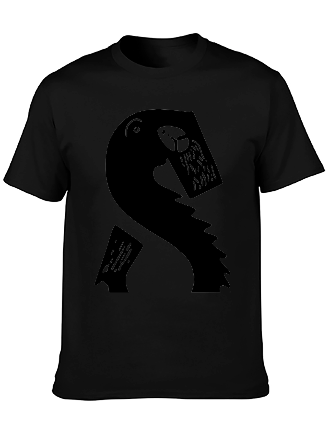 Abstract Beaver Graphic T-Shirt - Mens