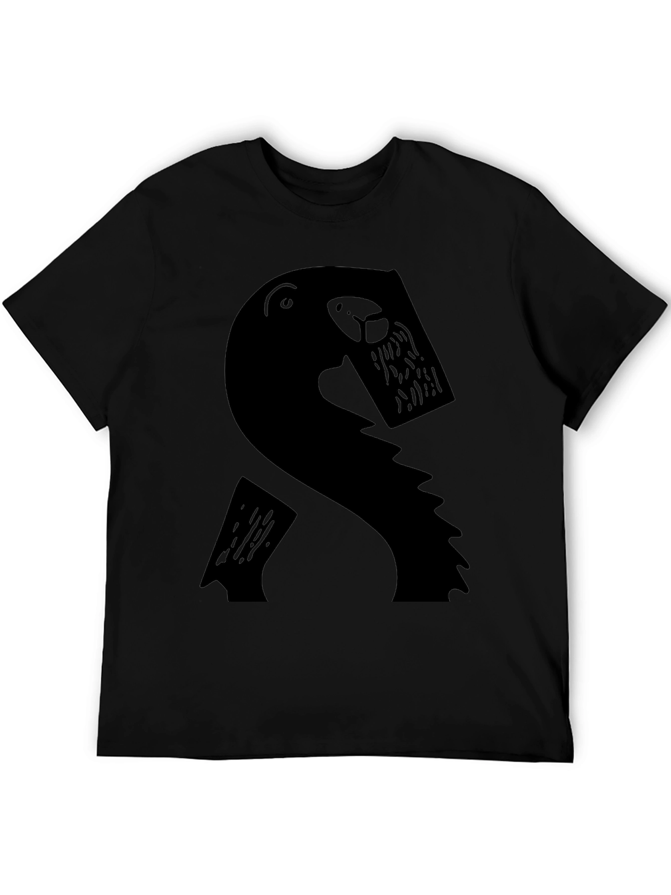 Abstract Beaver Graphic T-Shirt - Mens