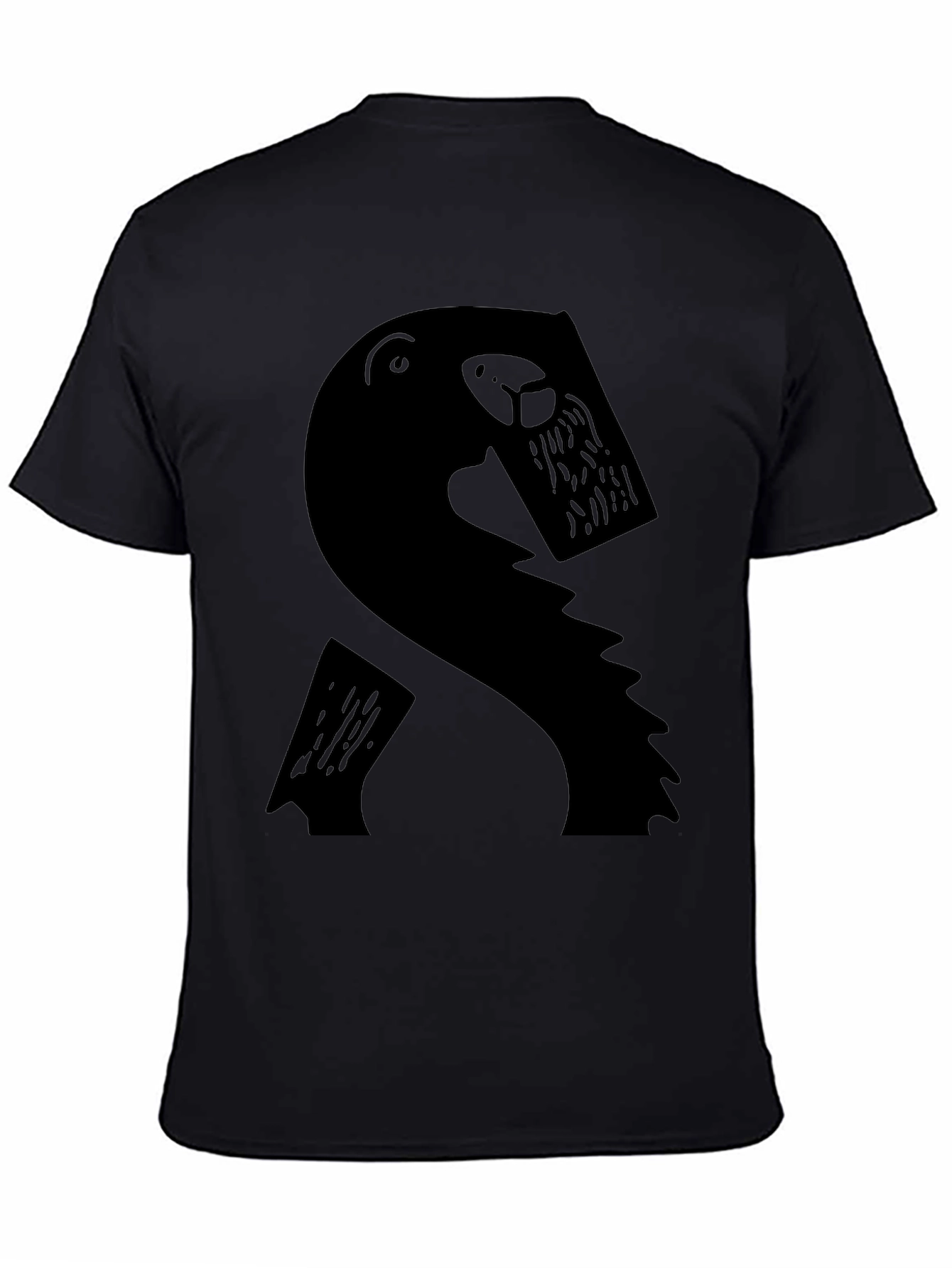Abstract Beaver Graphic T-Shirt - Mens