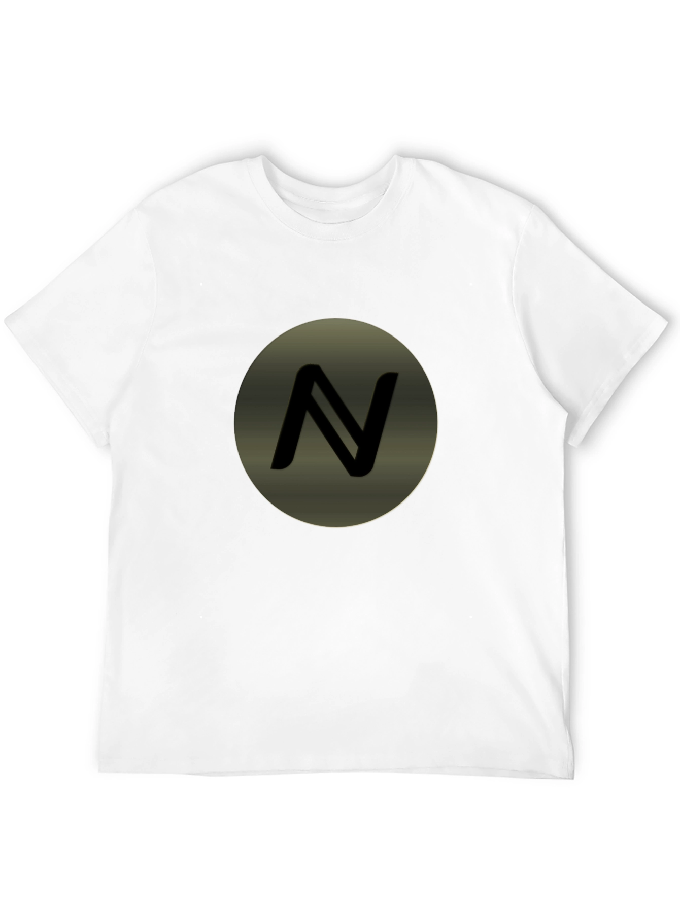 Mens Black T-Shirt with Circle N Logo