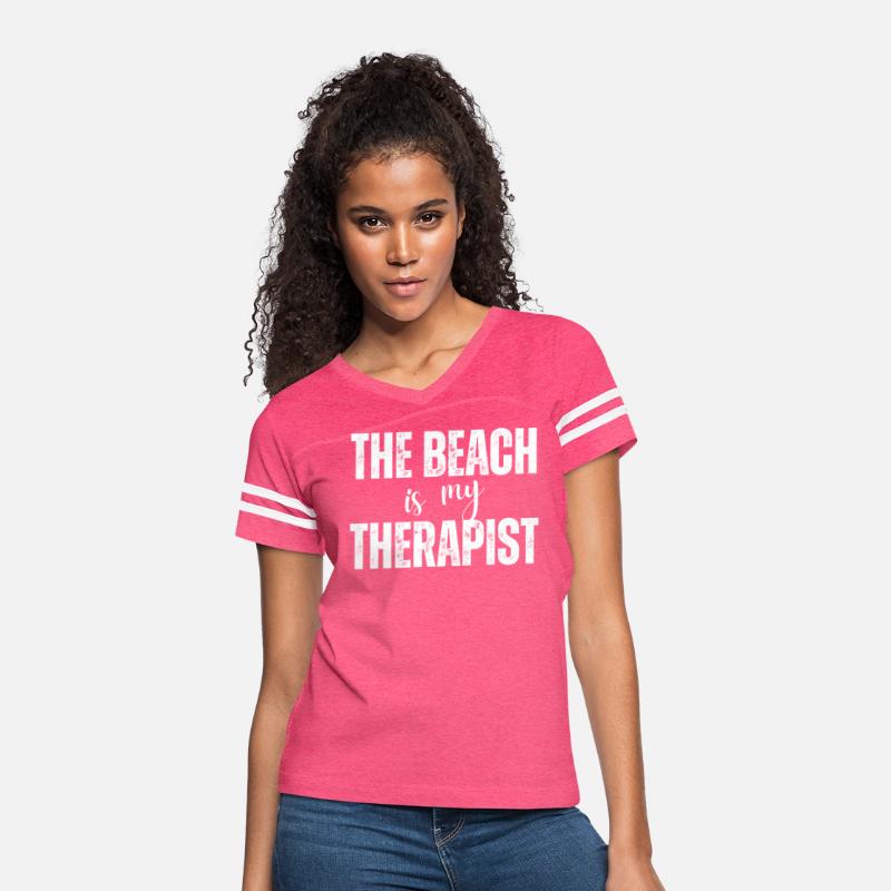 The Beach Is My Therapist Funny Beach Lover Shirt