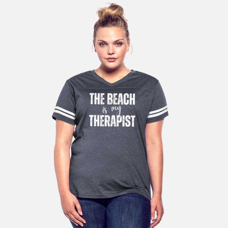 The Beach Is My Therapist Funny Beach Lover Shirt