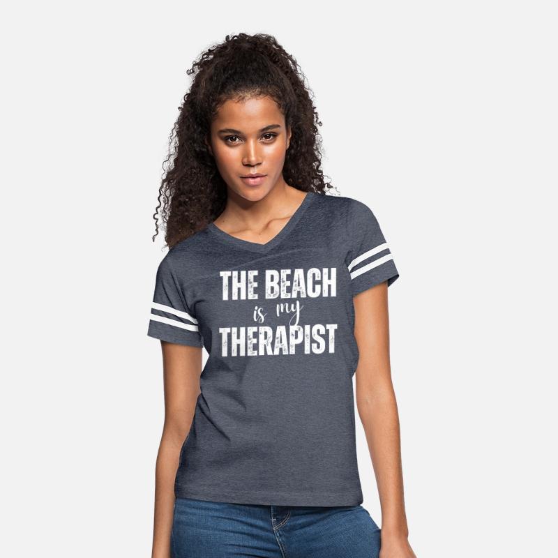 The Beach Is My Therapist Funny Beach Lover Shirt
