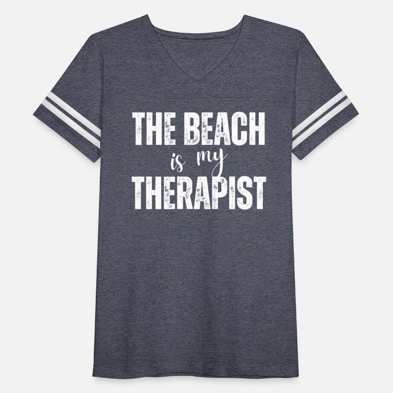 The Beach Is My Therapist Funny Beach Lover Shirt