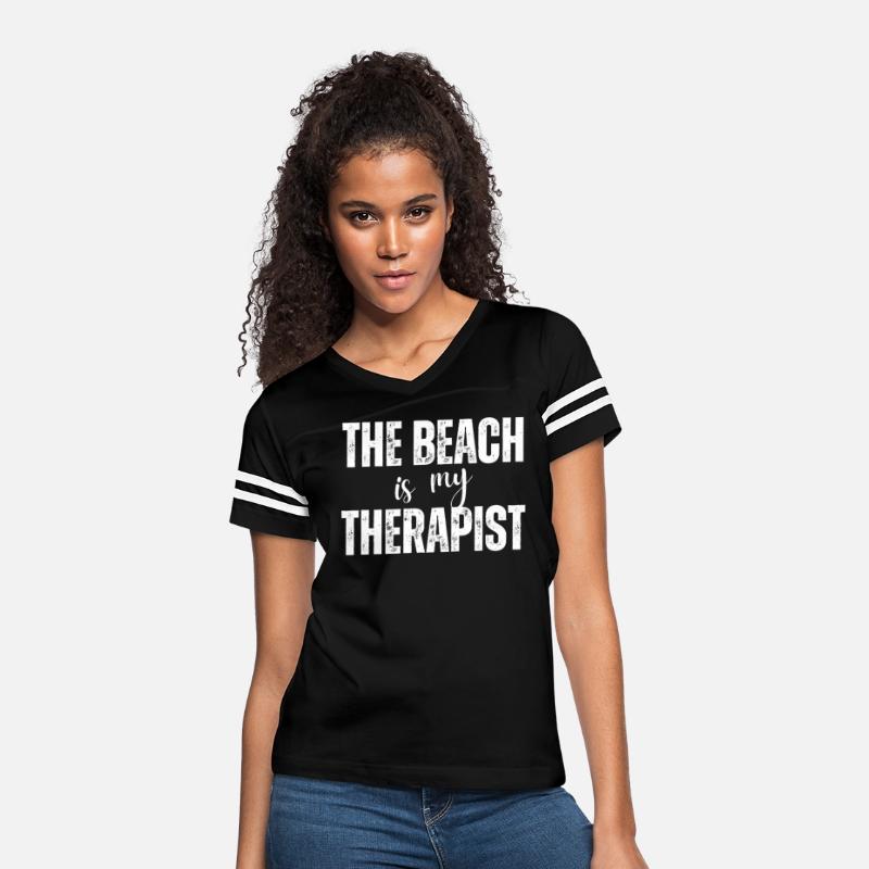 The Beach Is My Therapist Funny Beach Lover Shirt