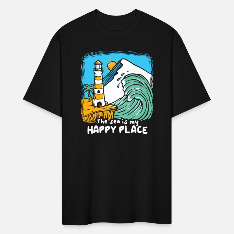 The Sea Is My Happy Place Lighthouse