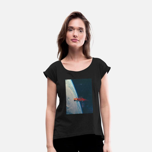 Tiny Red Car in Space