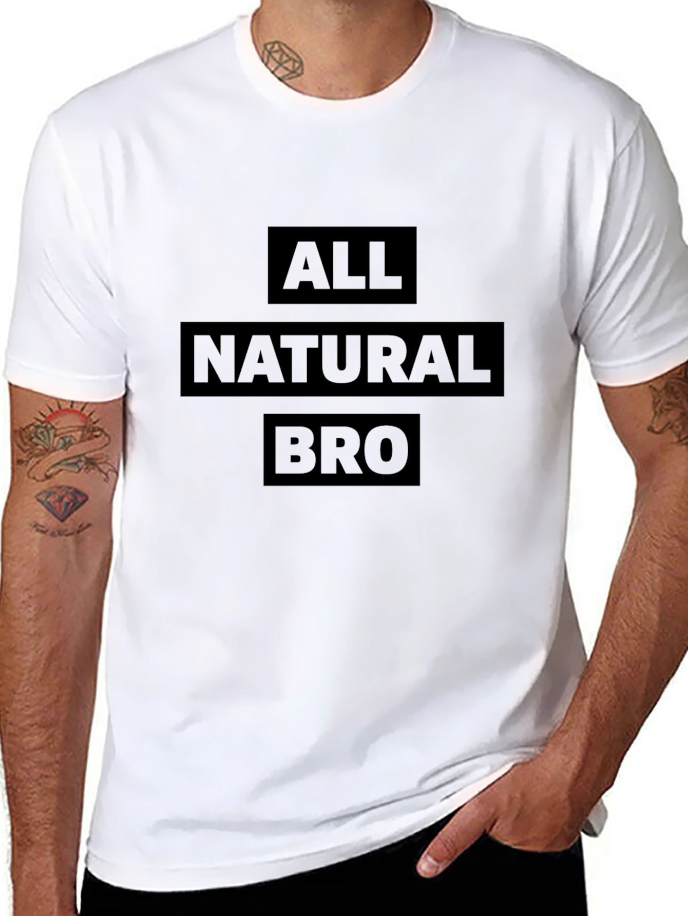 All Natural Bro Graphic Tee