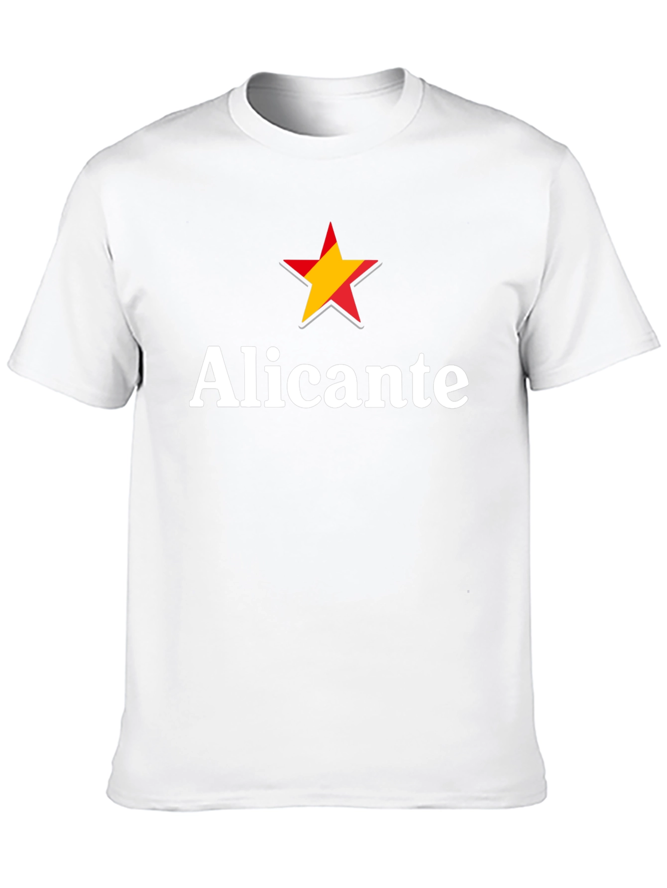 Alicante Star Graphic T-Shirt - Black Cotton Tee