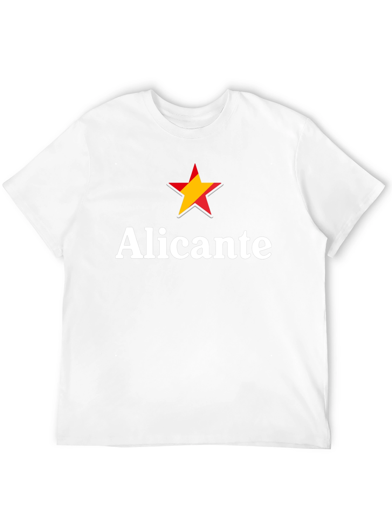 Alicante Star Graphic T-Shirt - Black Cotton Tee