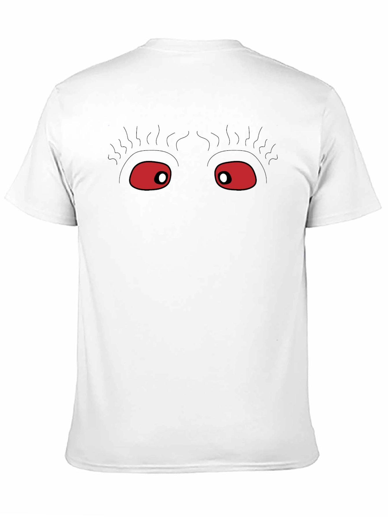 Eerie Eyes Graphic Black T-Shirt