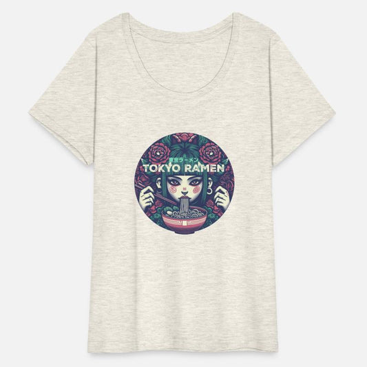 Tokyo ramen,punk girl having ramen