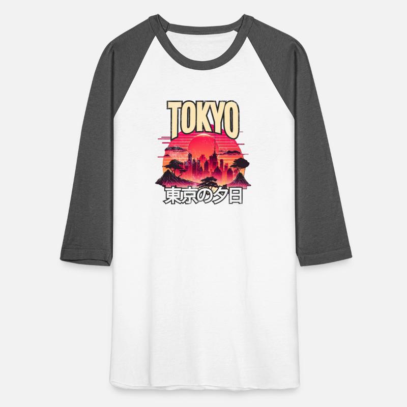 tokyo sunset distressed