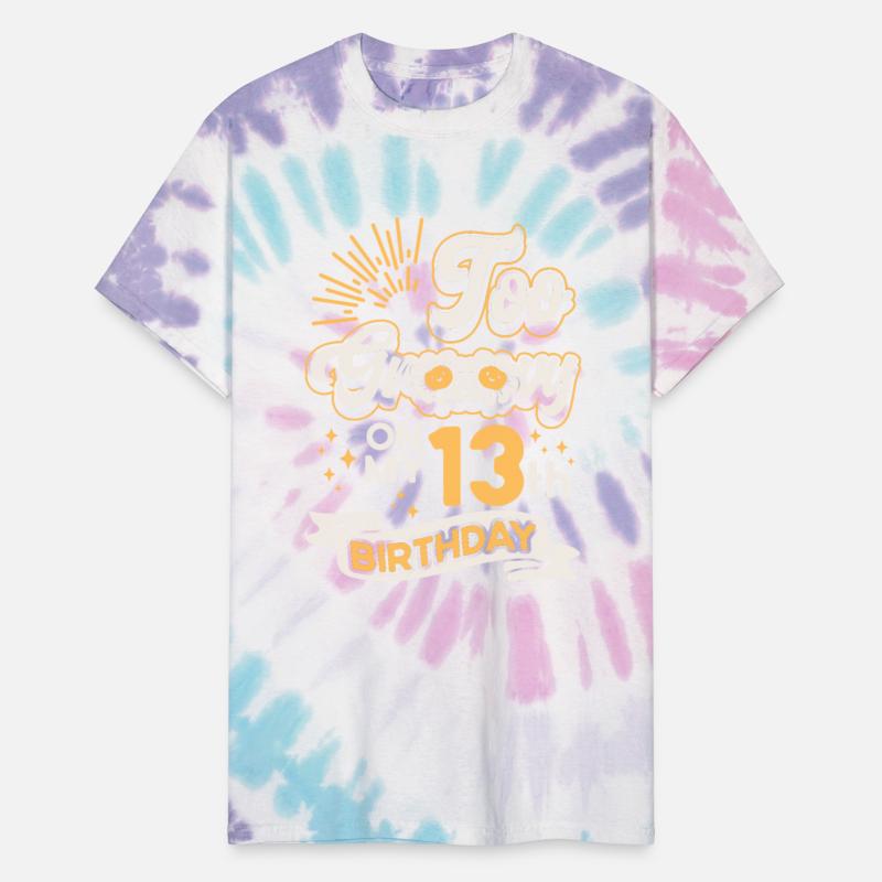 Too Groovy On My 13th Birthday Thirteen Years Old