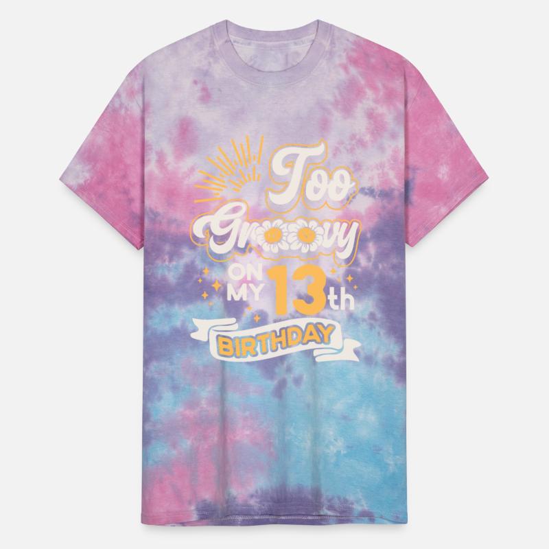 Too Groovy On My 13th Birthday Thirteen Years Old