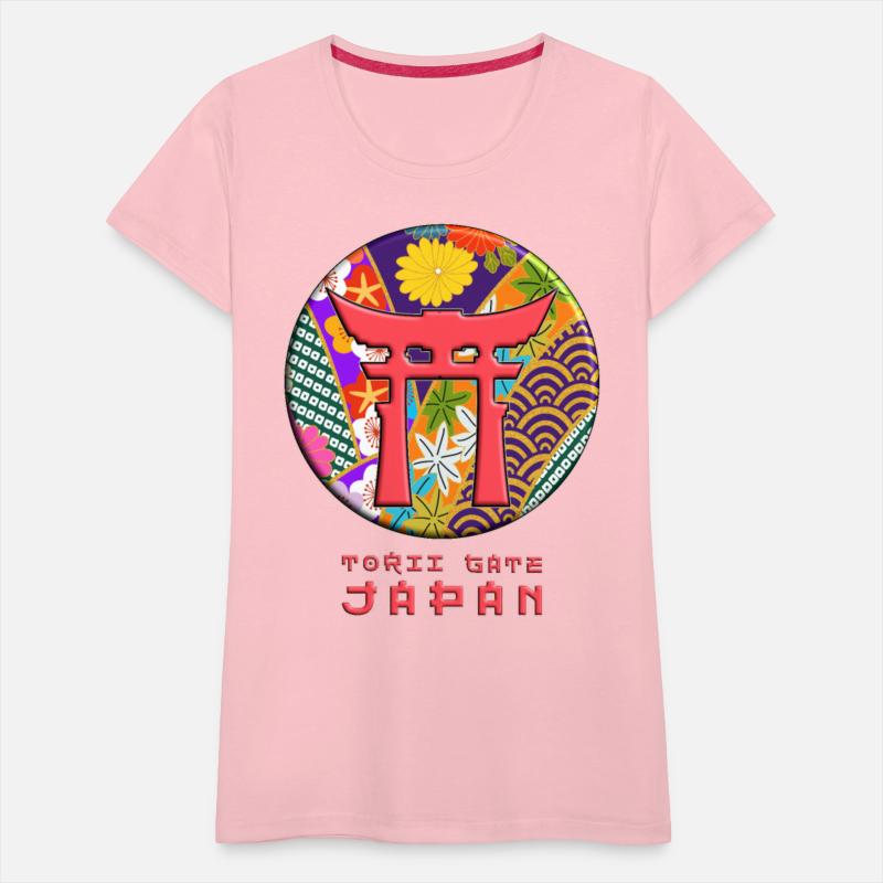 Torii Traditional Japanese Gate Floral Pattern