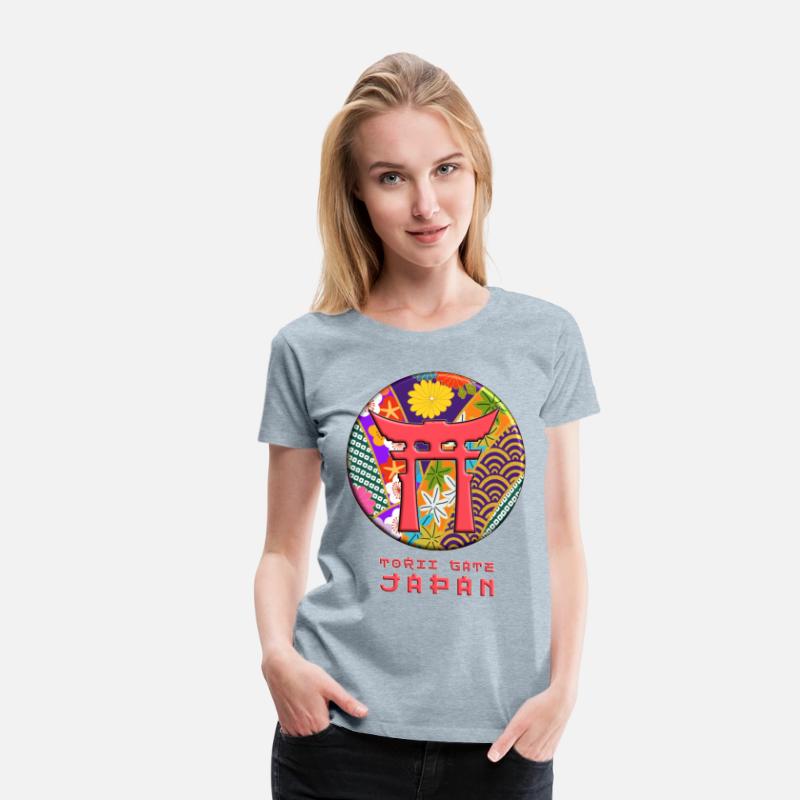 Torii Traditional Japanese Gate Floral Pattern