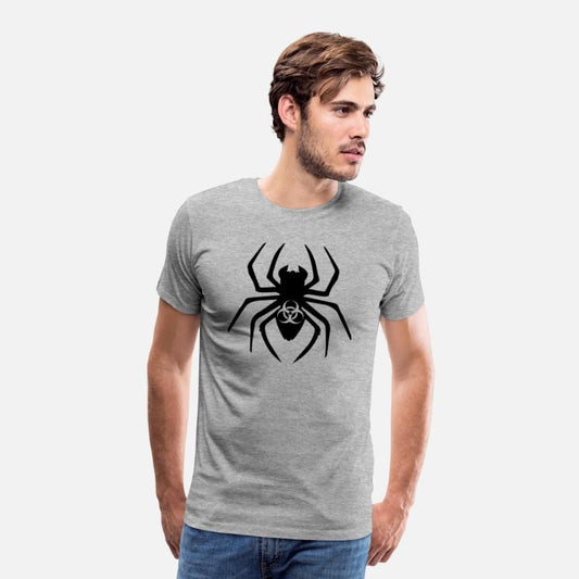 toxic biohazard biological symbol sign virus spide