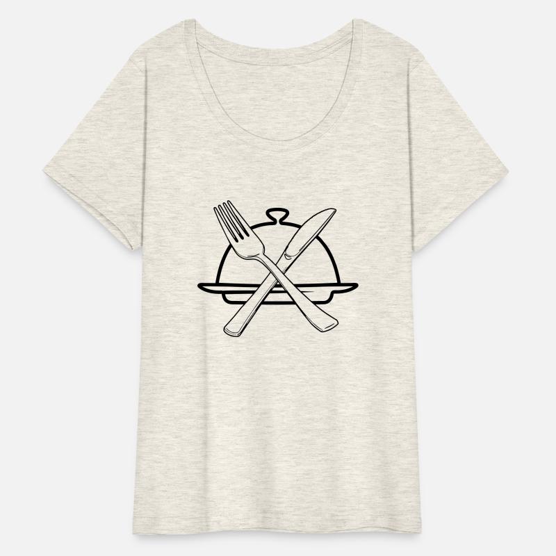 Transparent bowl with knife and fork