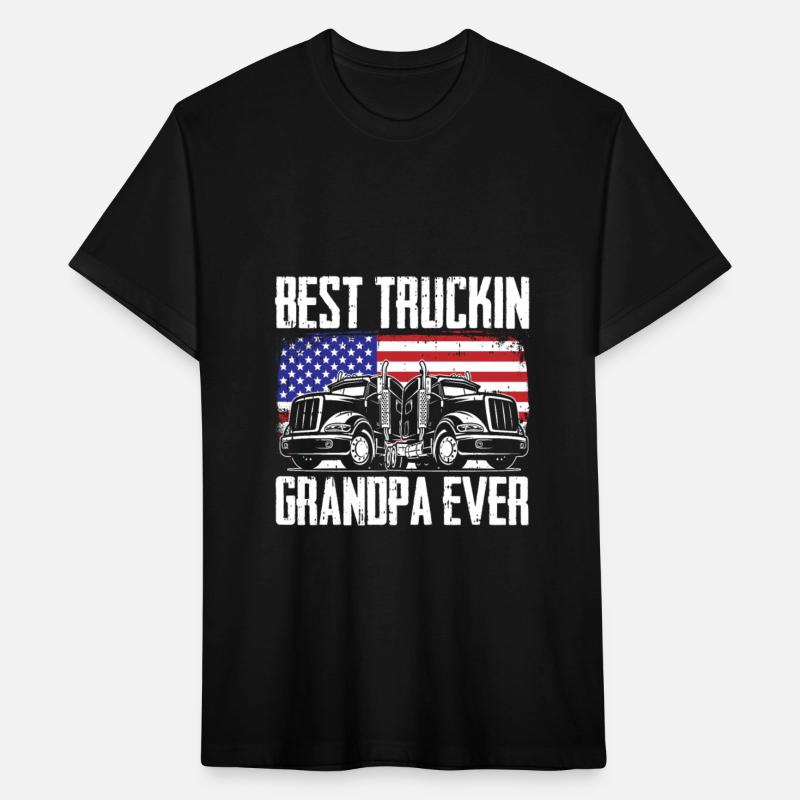 Truck Driver Grandpa Old Man Trucker