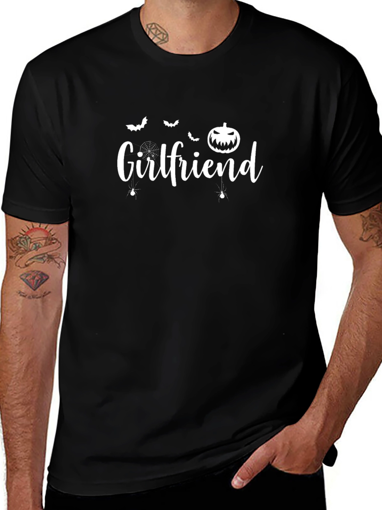 Girlfriend Halloween T-Shirt - Black