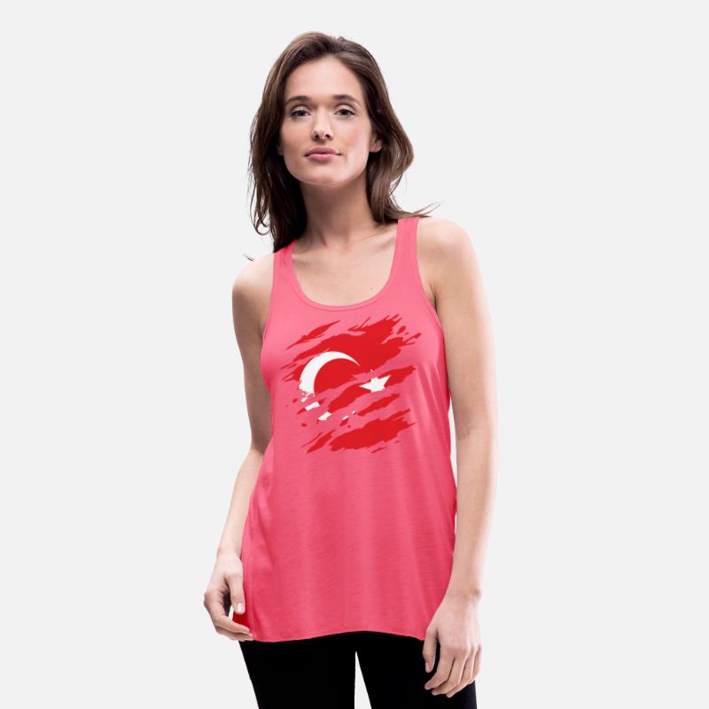 Turkey - national flag, scratches, cracks