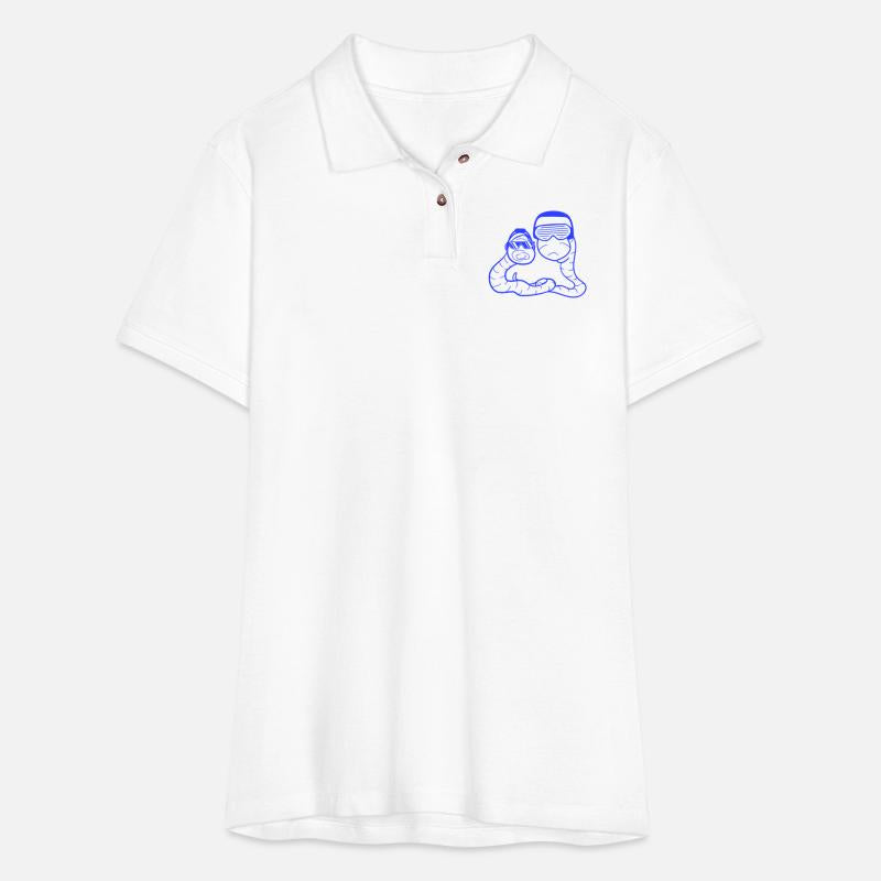 Two Cool DJ Worms Party Fun Team Friends Duo Crew