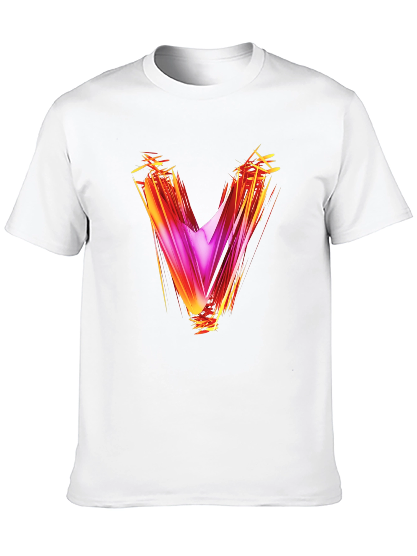 Abstract V Graphic T-Shirt